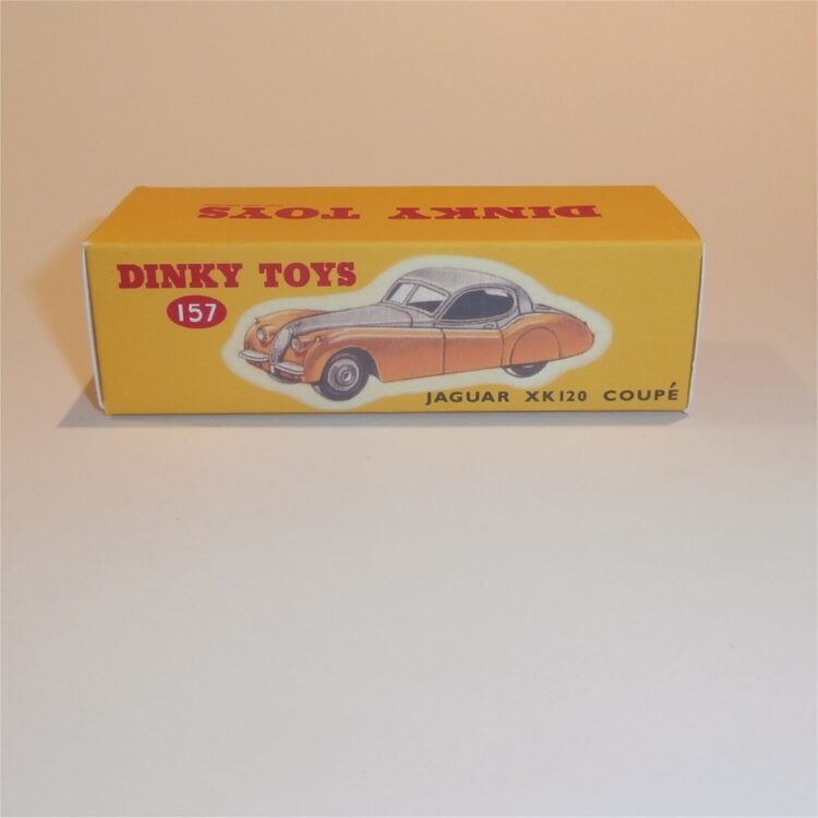 Dinky Toys 157 Jaguar XK120 Two-Tone Red over Turquoise Repro Box - Image 2