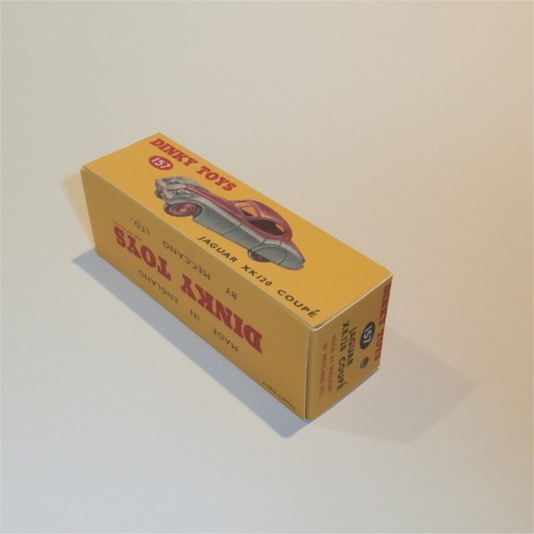Dinky Toys 157 Jaguar XK120 Two-Tone Red over Turquoise Repro Box - Image 3