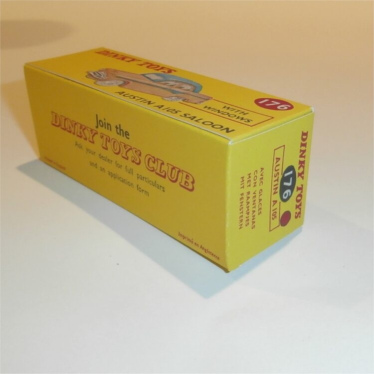 Dinky Toys 176 Austin A105 Sedan Red Repro Box - Image 2