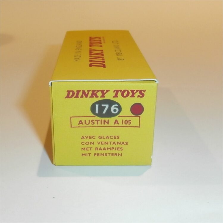 Dinky Toys 176 Austin A105 Sedan Red Repro Box - Image 3