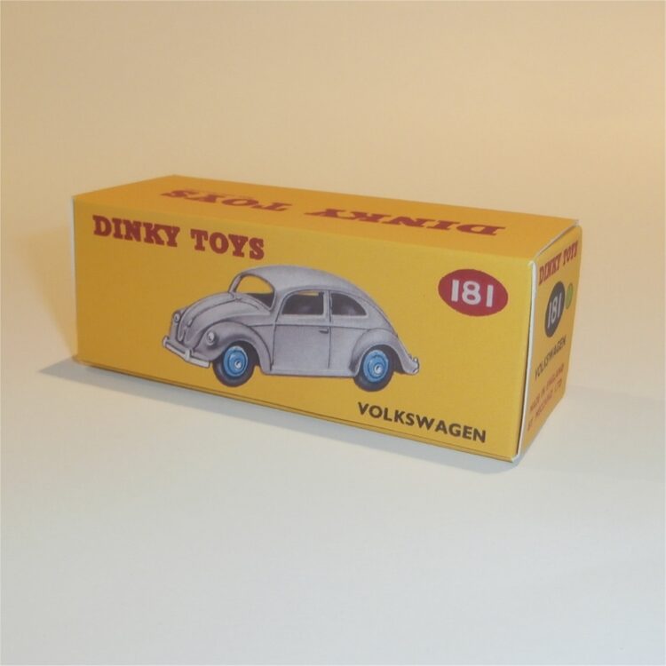 Dinky Toys 181 Volkswagen Sedan - Green Repro Box - Image 2