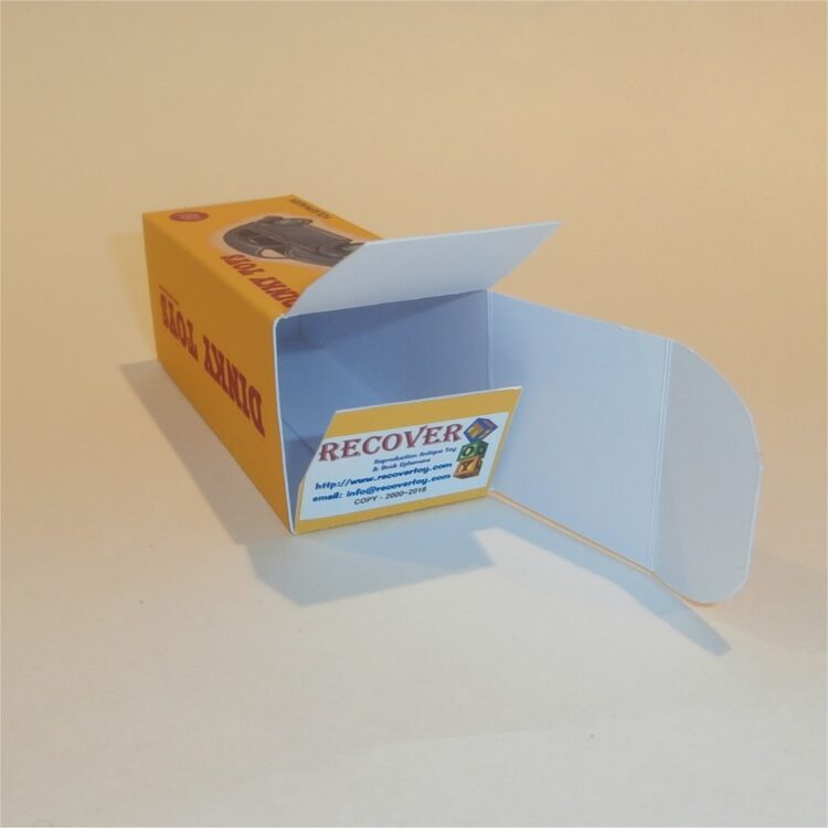 Dinky Toys 181 Volkswagen Sedan - Grey / Green Repro Box - Image 4
