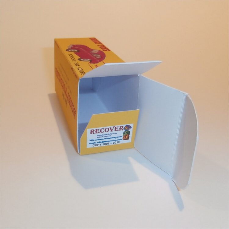 Dinky Toys 182 Porsche 356A Coupe Blue Repro Box - Image 4