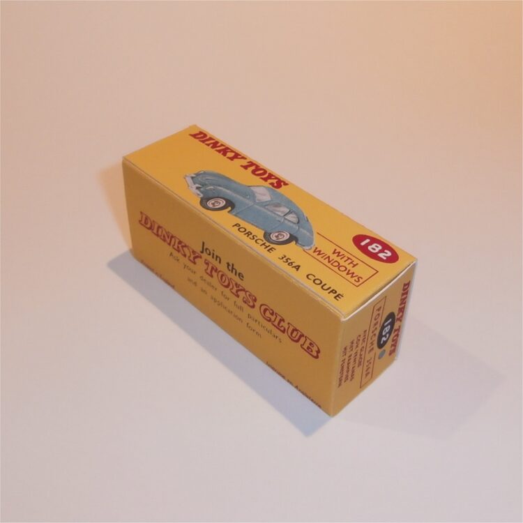 Dinky Toys 182 Porsche 356A Coupe Red Repro Box - Image 2