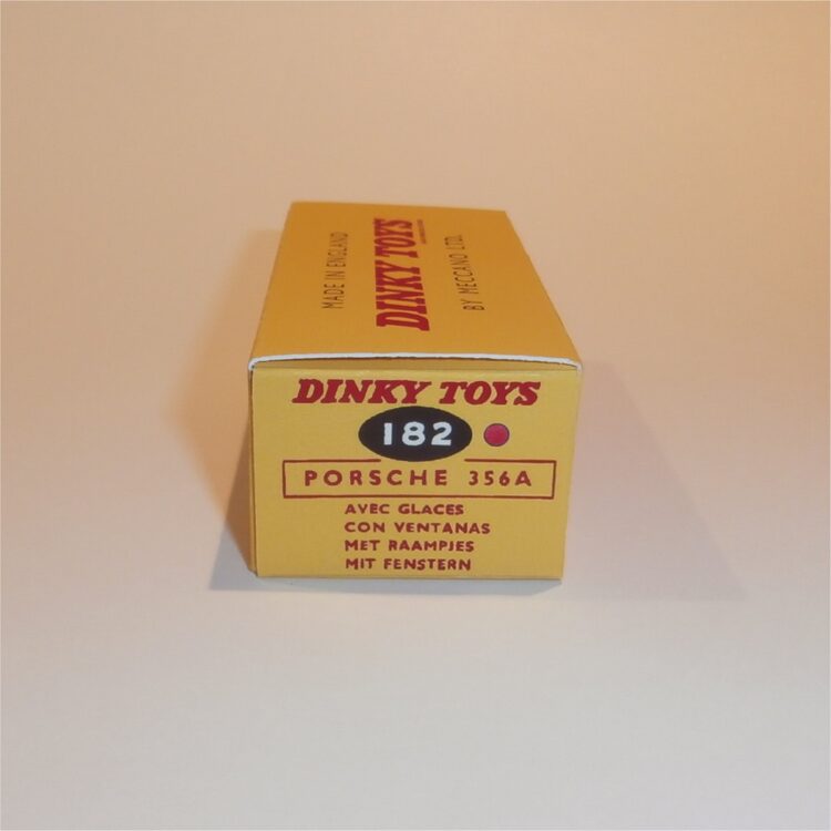 Dinky Toys 182 Porsche 356A Coupe Red Repro Box - Image 3