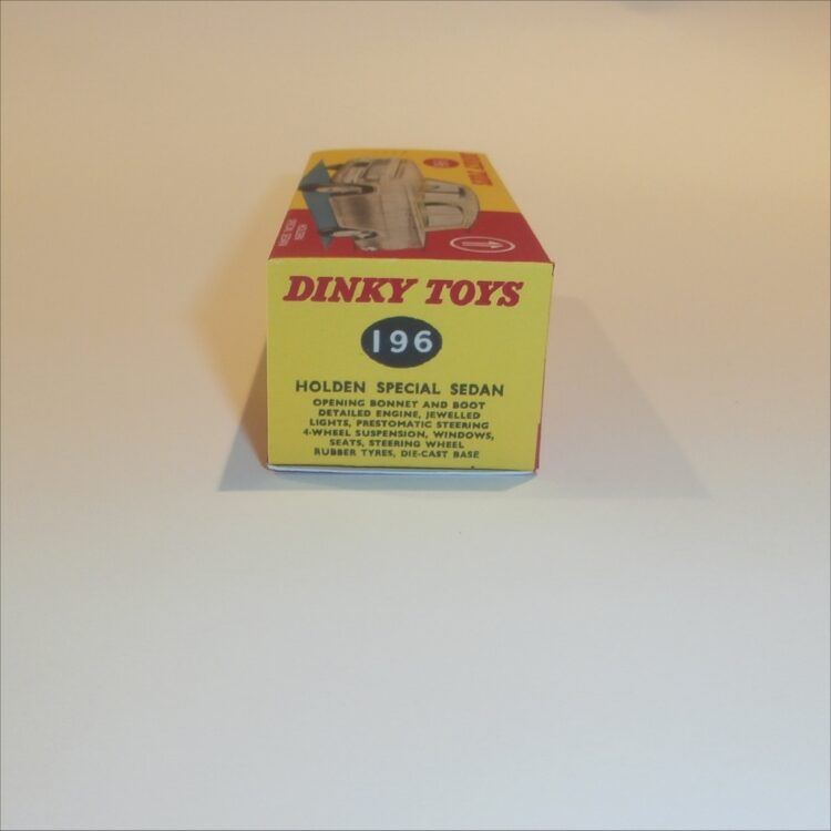 Dinky Toys 196 Holden Bronze Colour Sedan Repro Box - Image 3