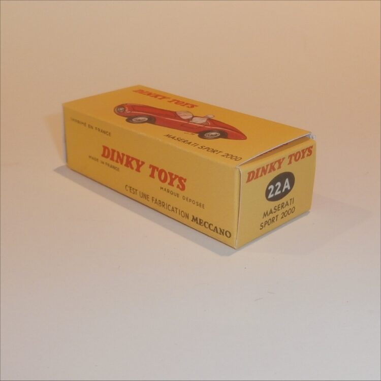 Dinky Toys  22A Maserati Sport 2000 Repro Box - Image 2