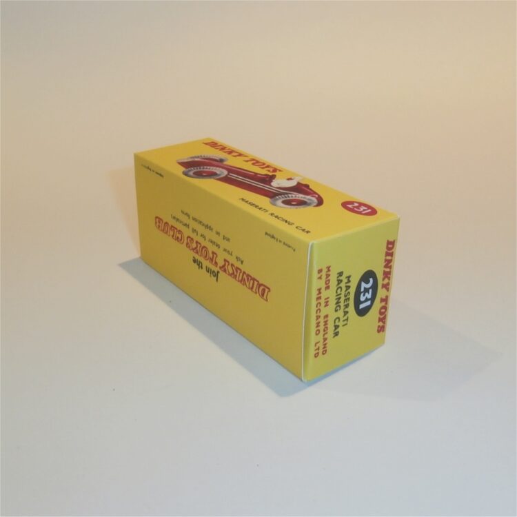 Dinky Toys 231 Maserati Racing Car Repro Box - Image 2
