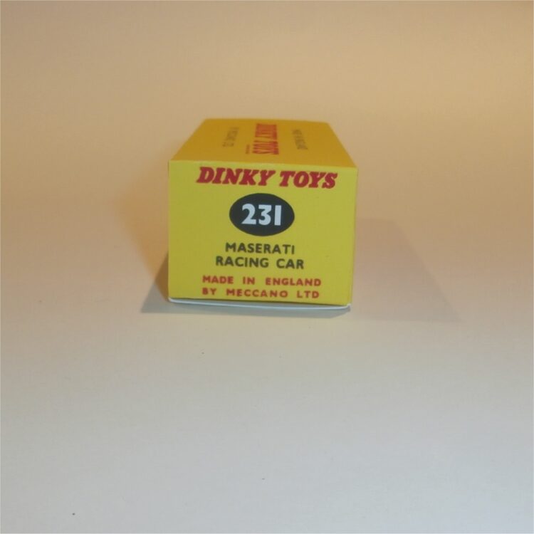 Dinky Toys 231 Maserati Racing Car Repro Box - Image 3