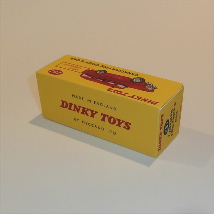 Dinky Toys 257 Nash Rambler Fire Chief Car Repro Box - Image 2