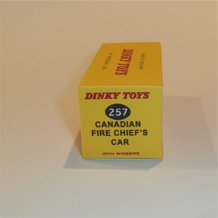 Dinky Toys 257 Nash Rambler Fire Chief Car Repro Box - Image 3