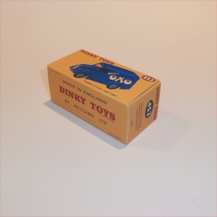Dinky Toys 453 Trojan Van 'Oxo' Repro Box - Image 2