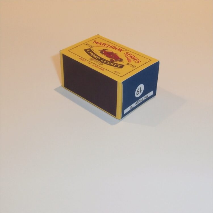 Matchbox Lesney 19a MG Midget TD B Style Repro Box - Image 2