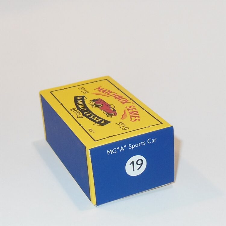 Matchbox Lesney 19b MG 'A' Sports Car B Style Repro Box - Image 2