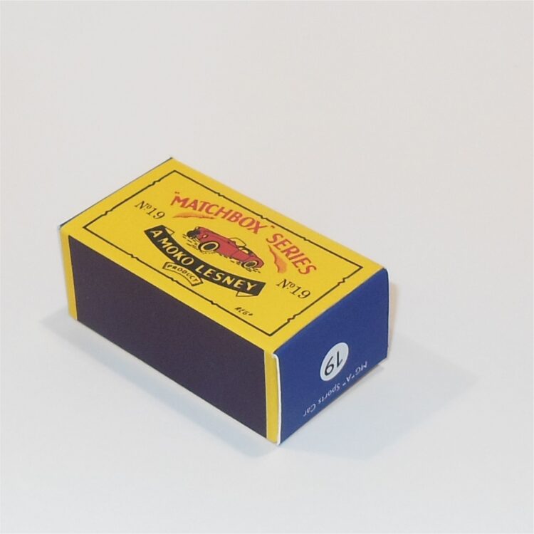 Matchbox Lesney 19b MG 'A' Sports Car B Style Repro Box - Image 3
