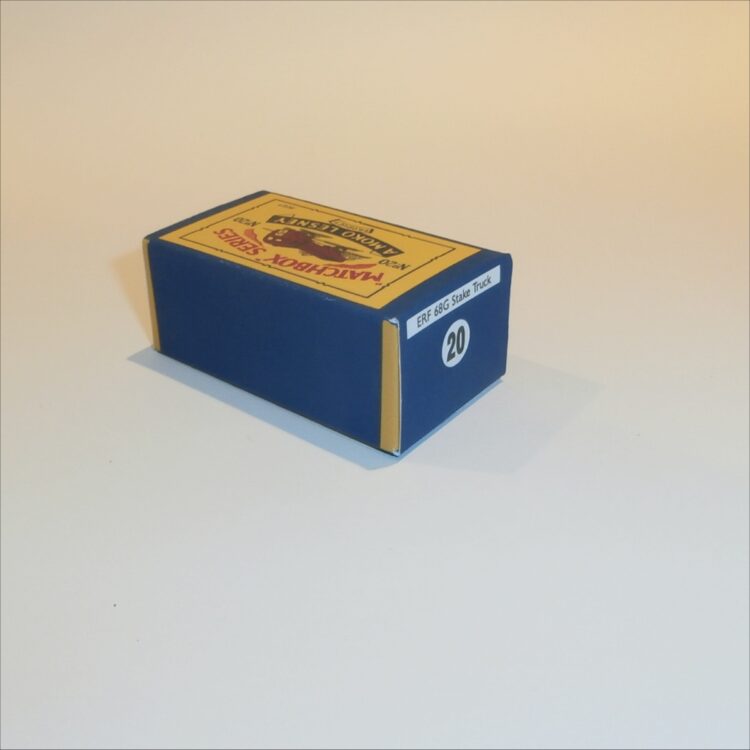 Matchbox Lesney 20a ERF Stake Truck B Style Repro Box - Image 2