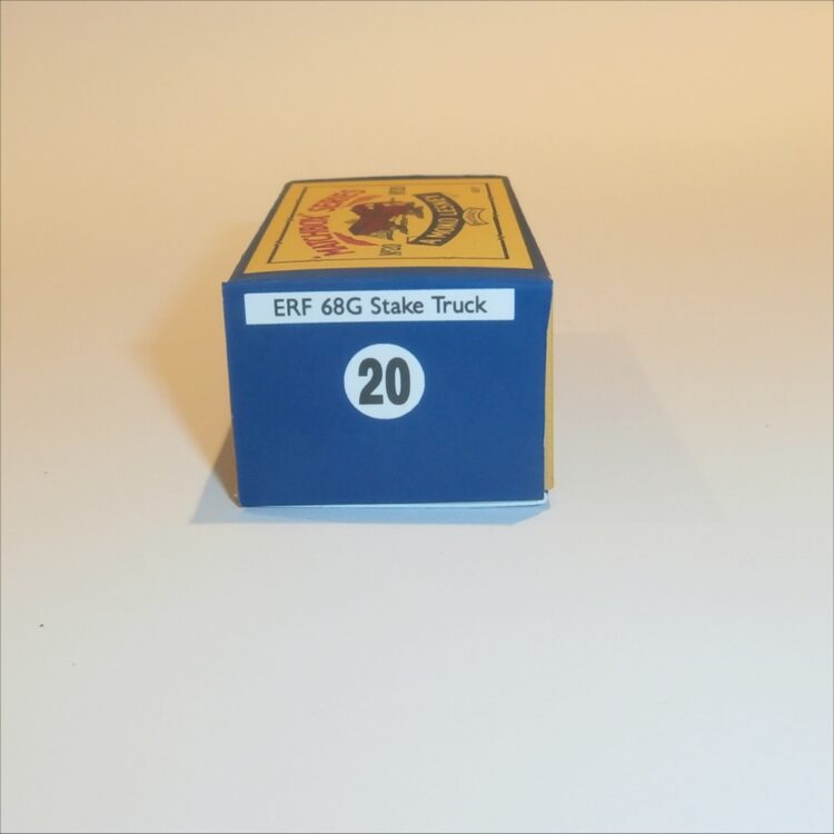 Matchbox Lesney 20a ERF Stake Truck B Style Repro Box - Image 3