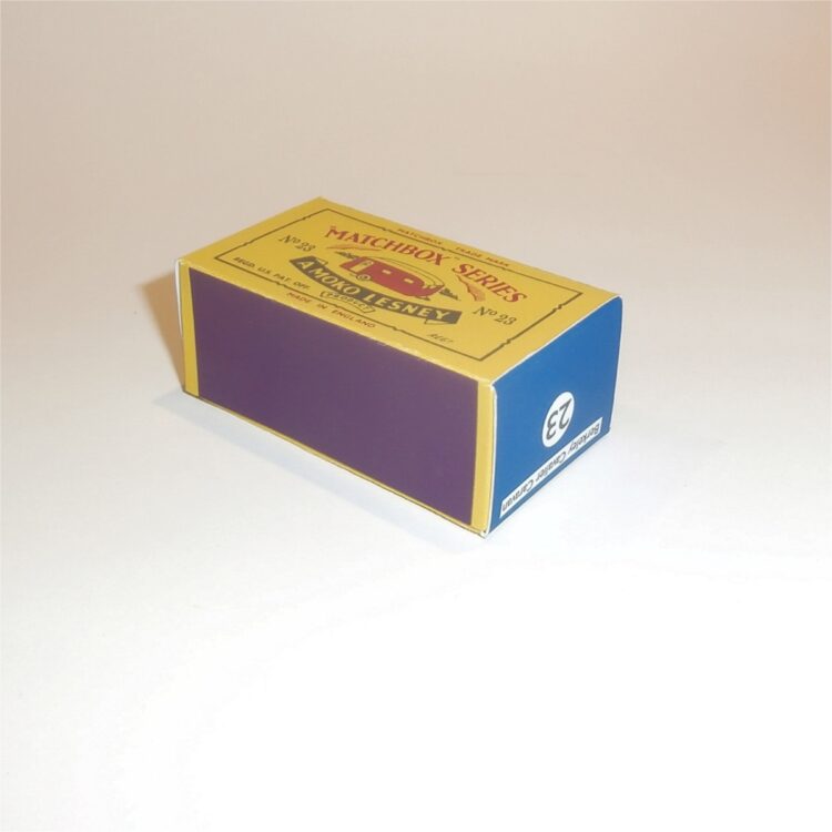 Matchbox Lesney 23b Berkeley Cavalier Caravan B Style Repro Box - Image 2