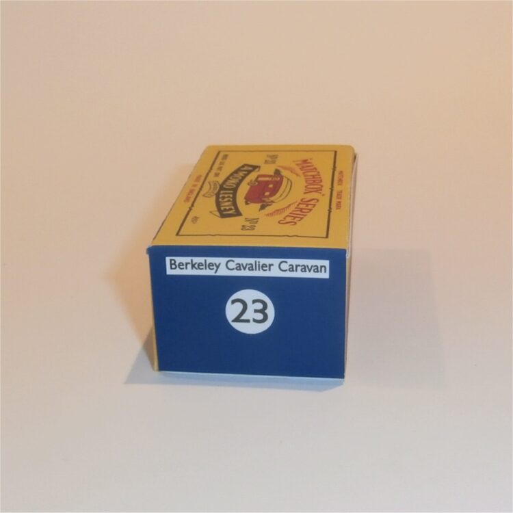 Matchbox Lesney 23b Berkeley Cavalier Caravan B Style Repro Box - Image 3