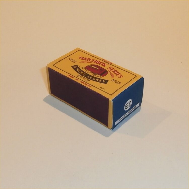 Matchbox Lesney 23c Bluebird Dauphine Caravan B Style Repro Box - Image 2