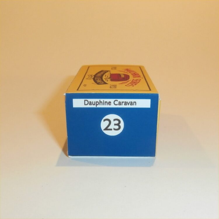Matchbox Lesney 23c Bluebird Dauphine Caravan B Style Repro Box - Image 3