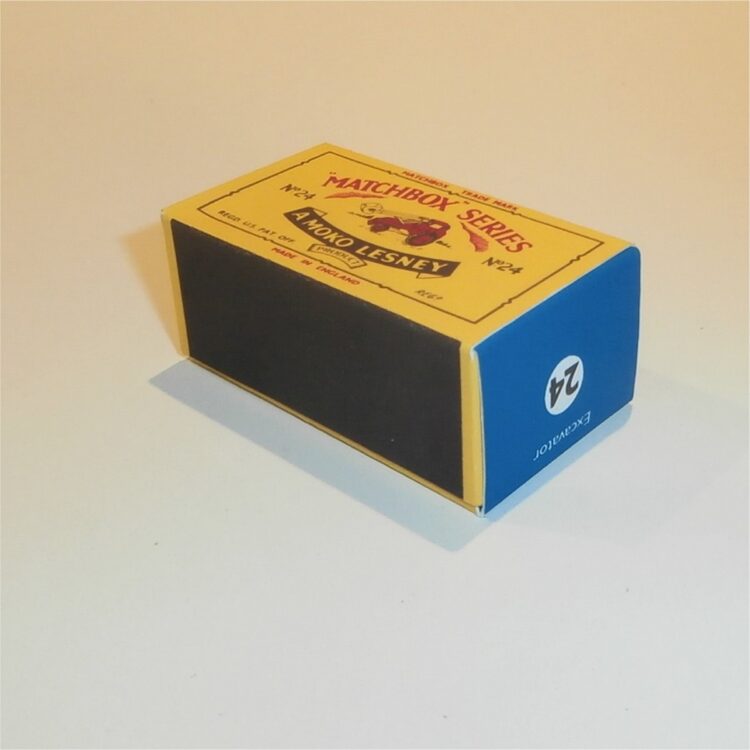 Matchbox Lesney 24a Weatherill Hydraulic Excavator B Style Repro Box - Image 2