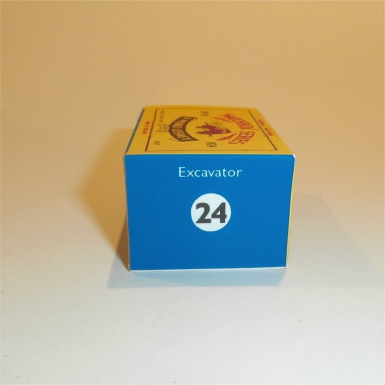 Matchbox Lesney 24a Weatherill Hydraulic Excavator B Style Repro Box - Image 3