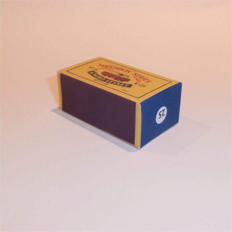 Matchbox Lesney 25 a Bedford Dunlop Van B Style Repro Box - Image 2