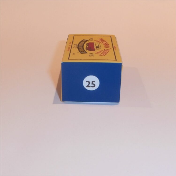 Matchbox Lesney 25 a Bedford Dunlop Van B Style Repro Box - Image 3