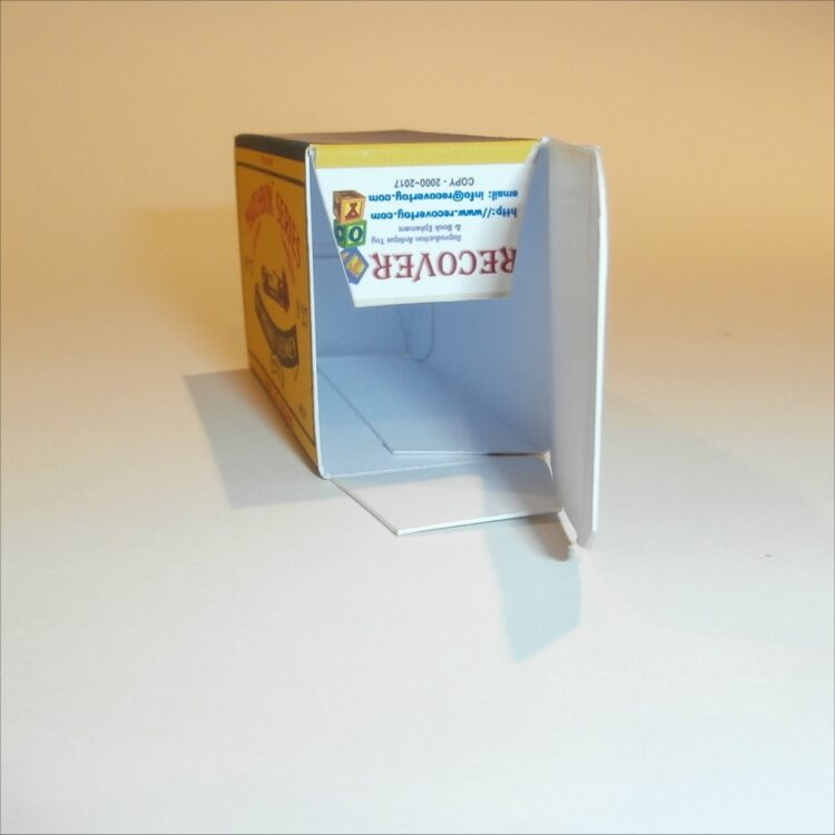 Matchbox Lesney 27a Low Loader B Style Repro Box - Image 4