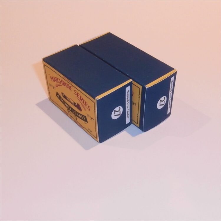 Matchbox Lesney 27a Low Loader B Style Repro Box - Image 5