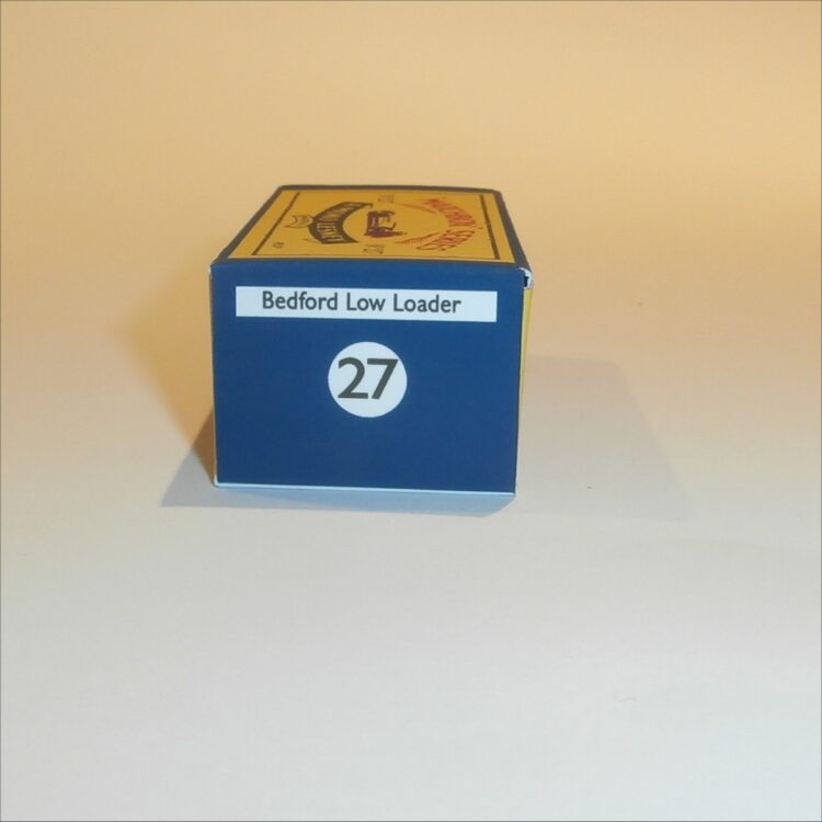 Matchbox Lesney 27b Low Loader B Style Repro Box - Image 2