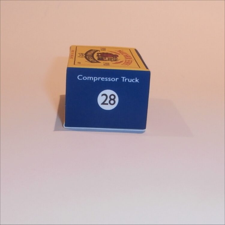 Matchbox Lesney 28a Compressor Truck B Style Repro Box - Image 3