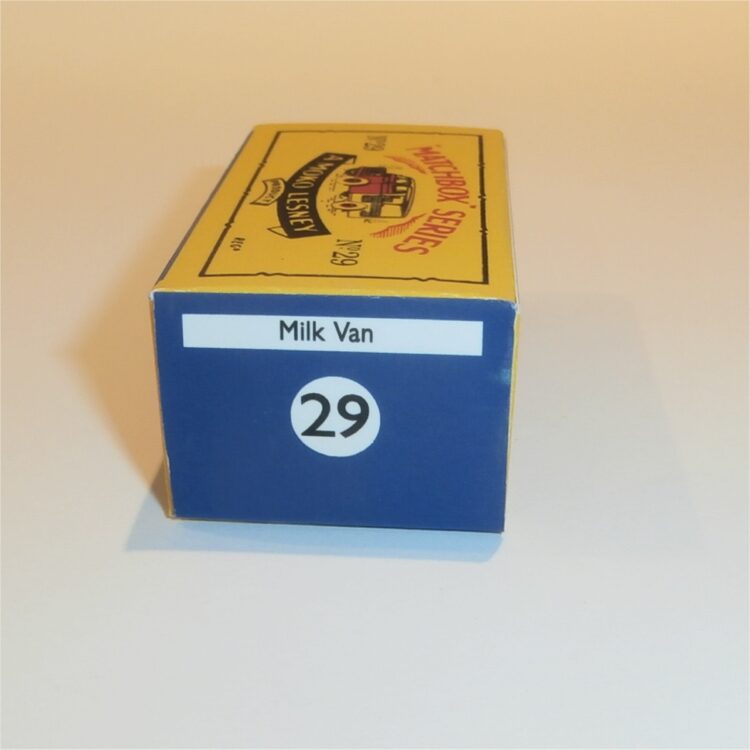 Matchbox Lesney 29a Milk Van B Style Repro Box - Image 3