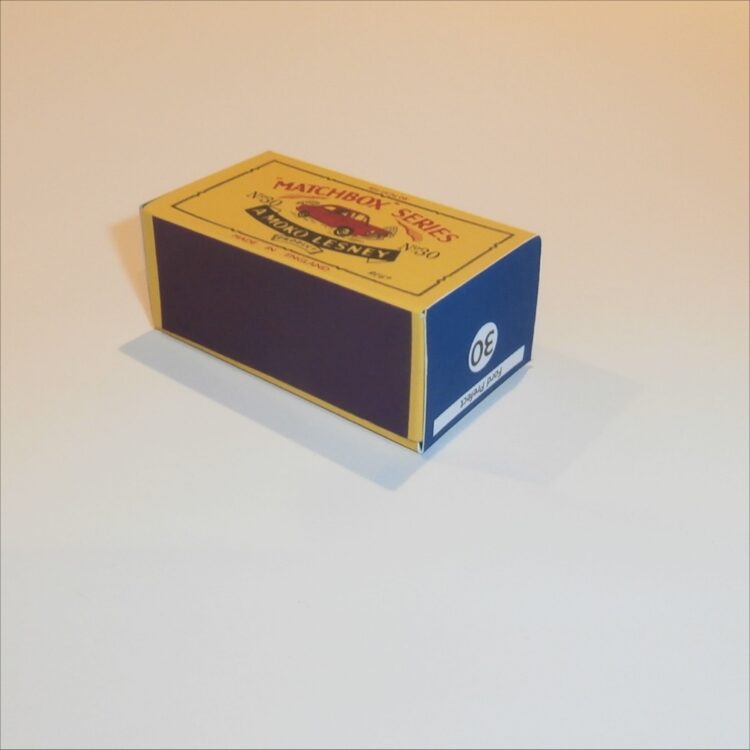Matchbox Lesney 30a Ford Prefect B Style Repro Box - Image 2
