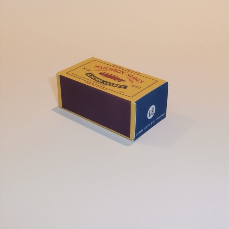 Matchbox Lesney 31b American Station Wagon B Style Repro Box - Image 2