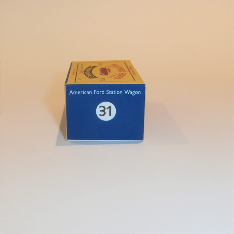 Matchbox Lesney 31b American Station Wagon B Style Repro Box - Image 3