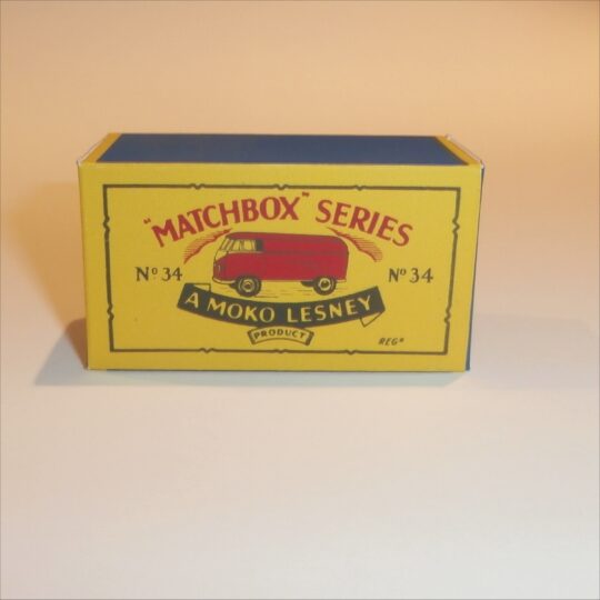 Matchbox Lesney 34a Volkswagen VW Microvan B Style Repro Box