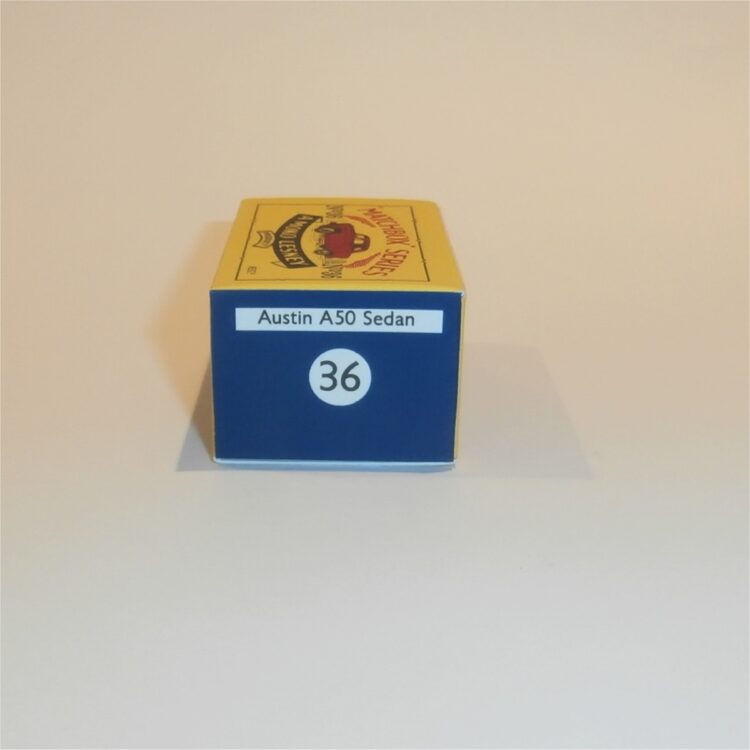Matchbox Lesney 36  Austin A50 Sedan B Style Repro Box - Image 3