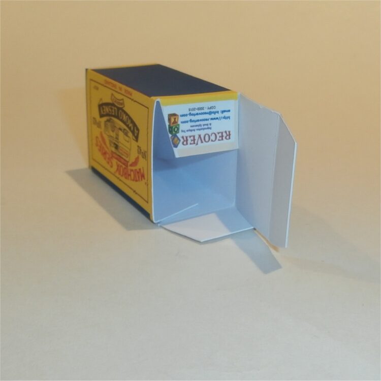 Matchbox Lesney 42a2 News Van B Style Repro Box - Image 4