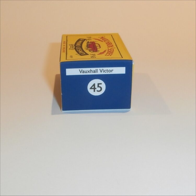 Matchbox Lesney 45a Vauxhall Sedan B Style Repro Box - Image 3