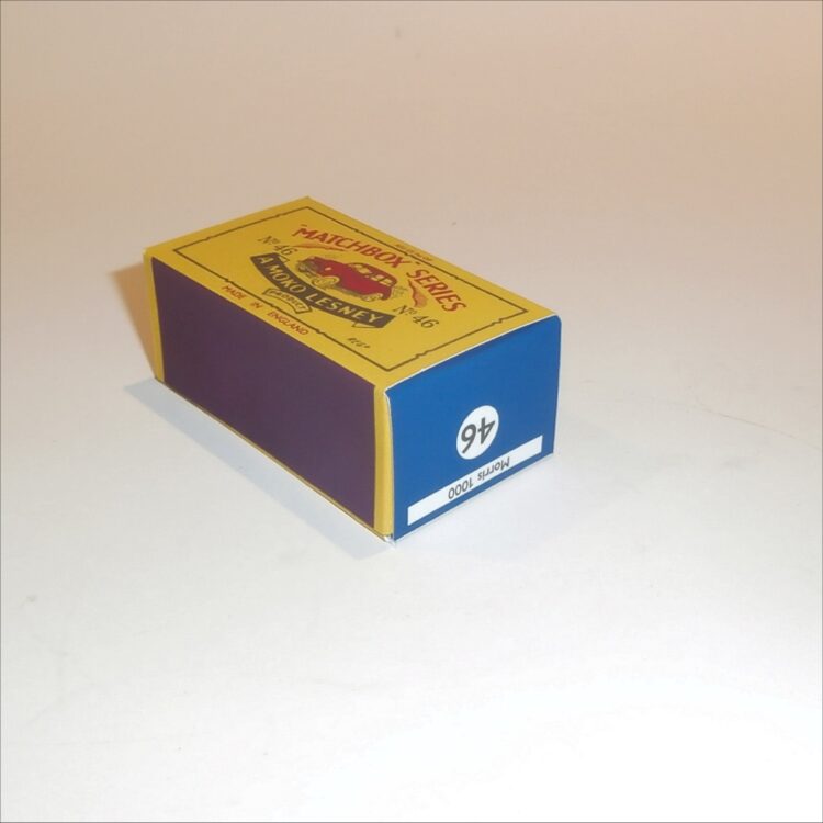 Matchbox Lesney 46a Morris 1000 B Style Repro Box - Image 2