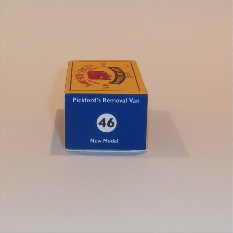 Matchbox Lesney 46b Pickfords Removals Blue Van B Style Repro Box - Image 3
