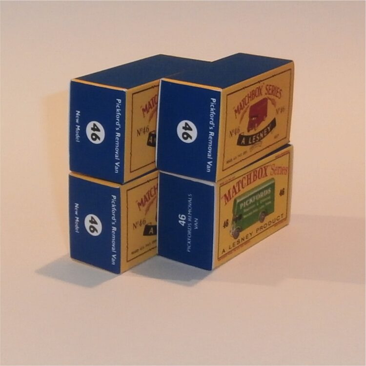 Matchbox Lesney 46b Pickfords Removals Blue Van B Style Repro Box - Image 6