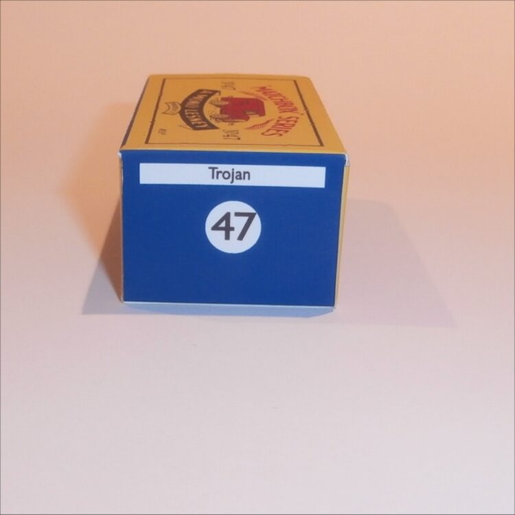 Matchbox Lesney 47a Trojan Van B Style Repro Box - Image 3