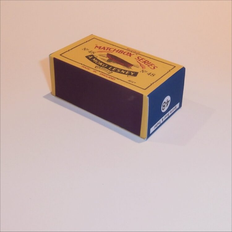 Matchbox Lesney 48 a Boat & Trailer B Style Repro Box - Image 2