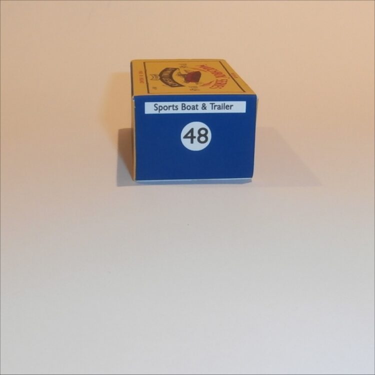 Matchbox Lesney 48 a Boat & Trailer B Style Repro Box - Image 3