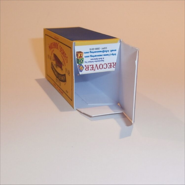 Matchbox Lesney 48 a Boat & Trailer B Style Repro Box - Image 4
