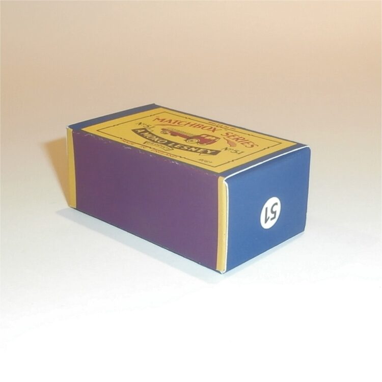 Matchbox Lesney 51a Cement Lorry B Style Repro Box - Image 2