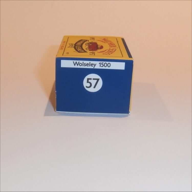 Matchbox Lesney 57a Wolseley 1500 B Style Repro Box - Image 3